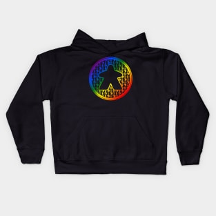 Meeple Icons - Rainbow Kids Hoodie